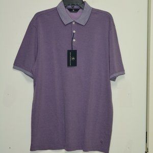 Men's Large Hart Schaffner Marx Short-Sleeve Polo Shirt, NWOT